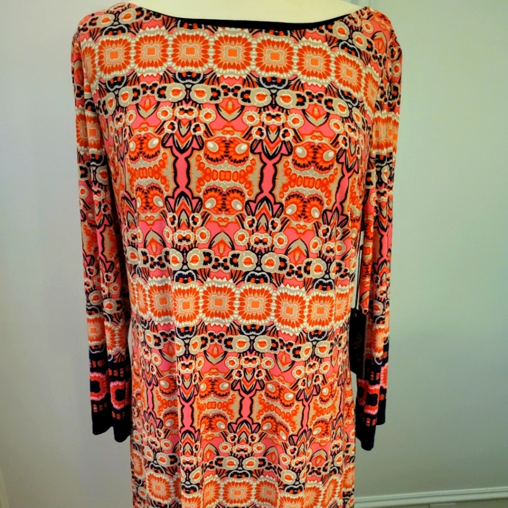 Vince Camuto amazing patterned dress size 12